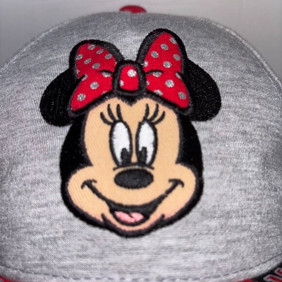 Disney Store Embroidered Minnie Mouse Adjustable Hat/Cap 4 Girl - Picture 2 of 6